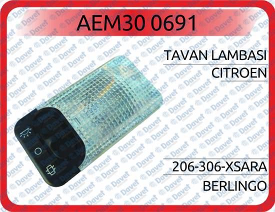 AEM 300691 Tavan Lambasi P206-P306-Xsara-Berlingo